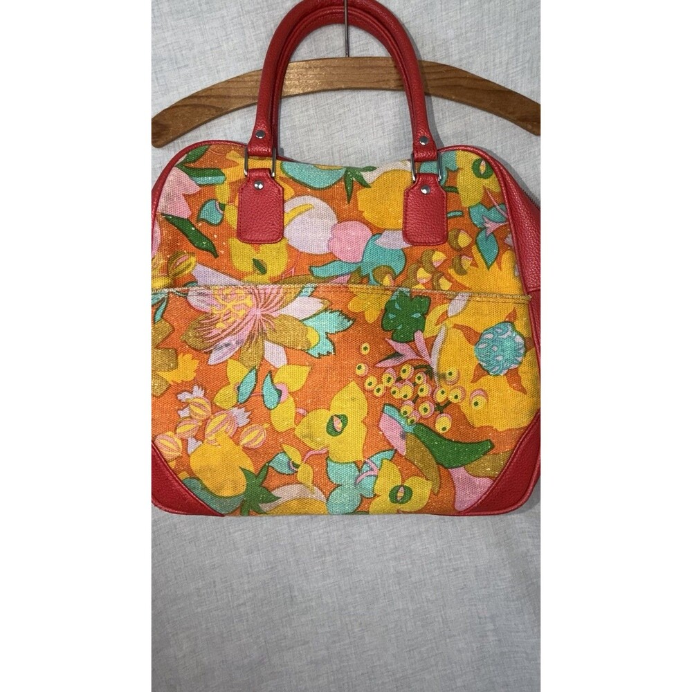 Vintage Samsonite Saturn Pink Floral Attaché Bag Purse Carryon W/Lock And Key - Picture 2 of 13